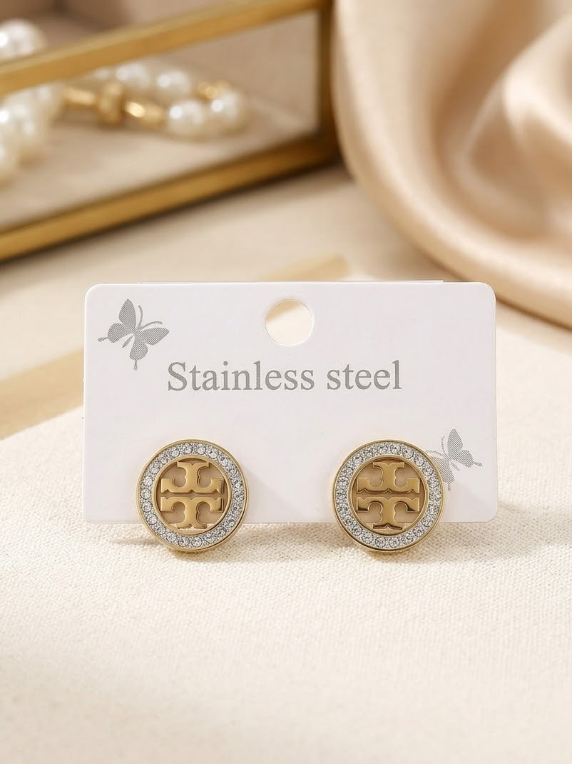 Stainless steel ear studs