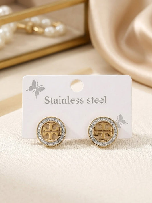 Stainless steel ear studs