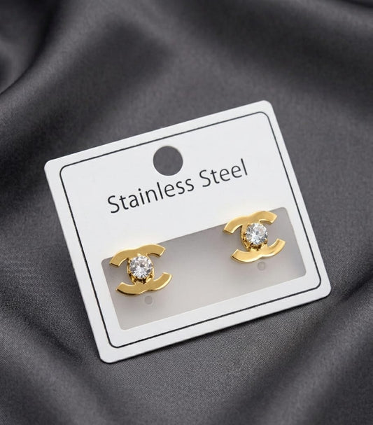 Stainless steel ear studs