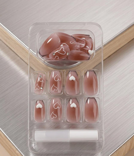 Press on nail (double tone)