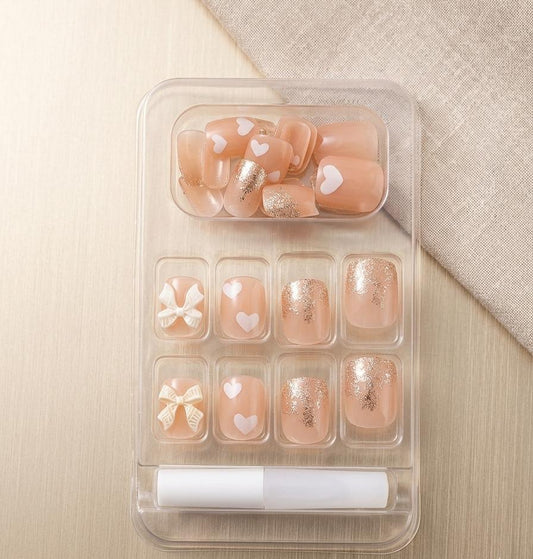Press on nail bow style