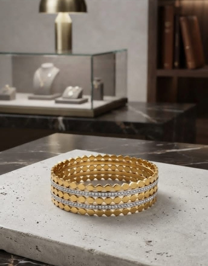 Stainless steel layered handcuff